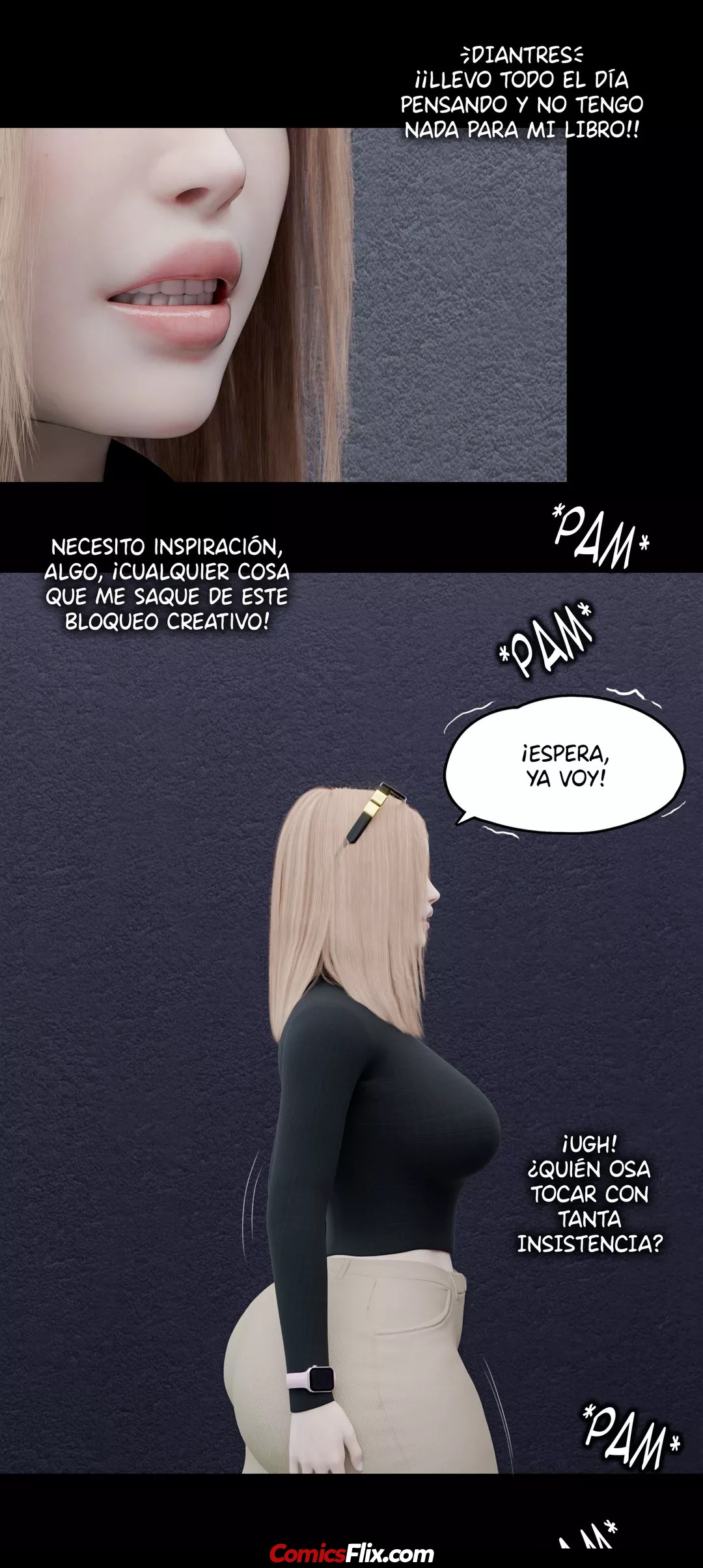 Comic Porno My Neighbor’s Widow 15 - RoseBlue3D (#6)