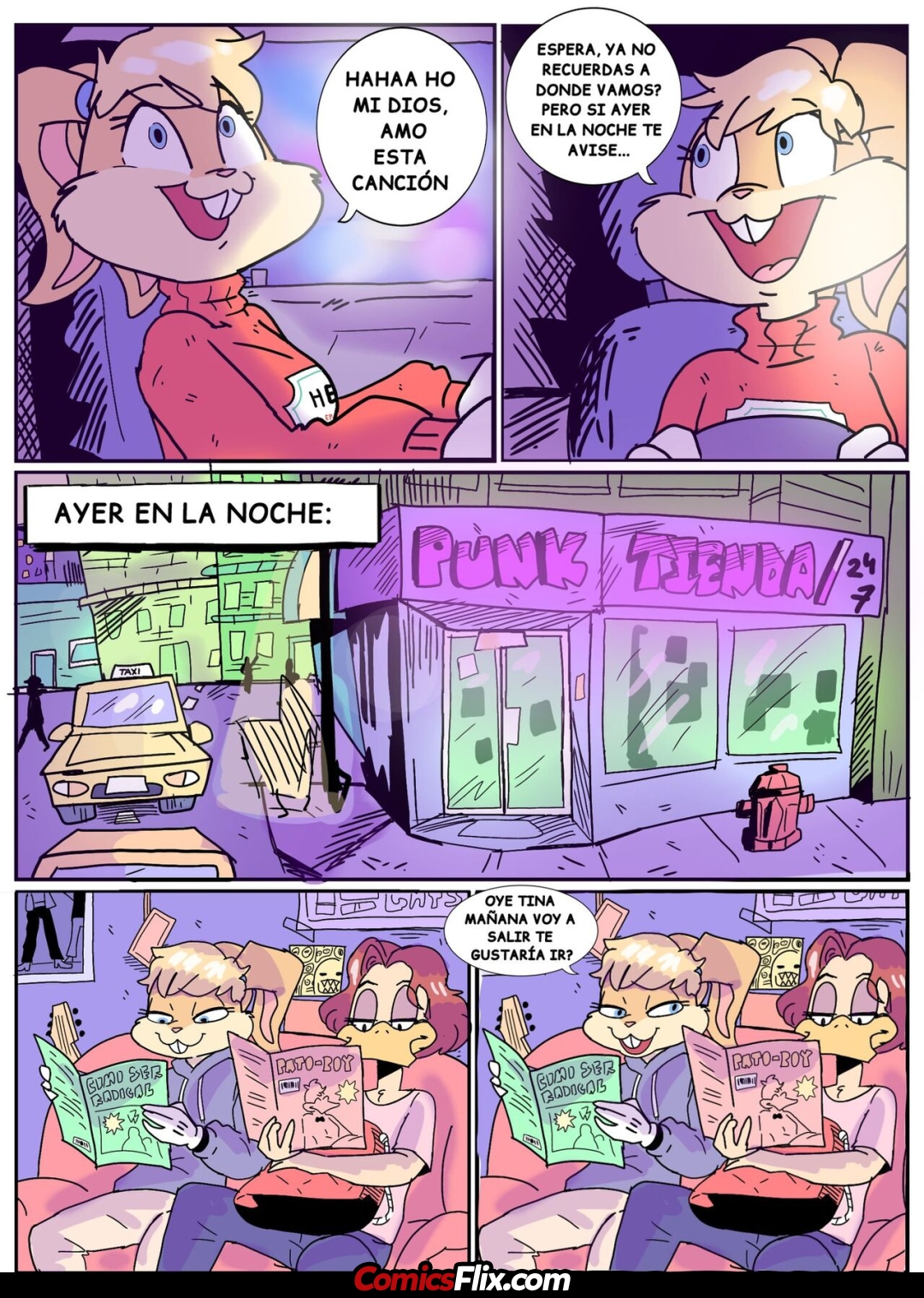 Comic Porno [RenitaReed] Noche De Sexo (Looney Tunes) (#5)