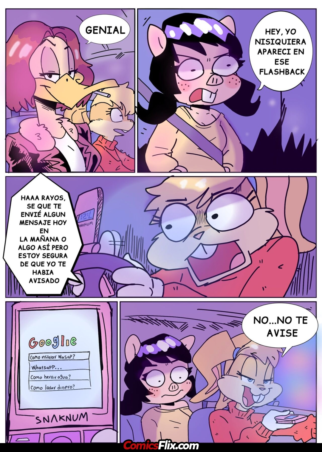 Comic Porno [RenitaReed] Noche De Sexo (Looney Tunes) (#6)