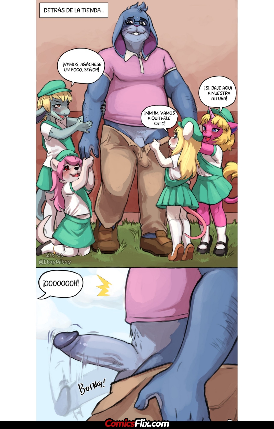 Comic Porno [ItsyMitsy] Bunny Business (Furry Porn) (#3)