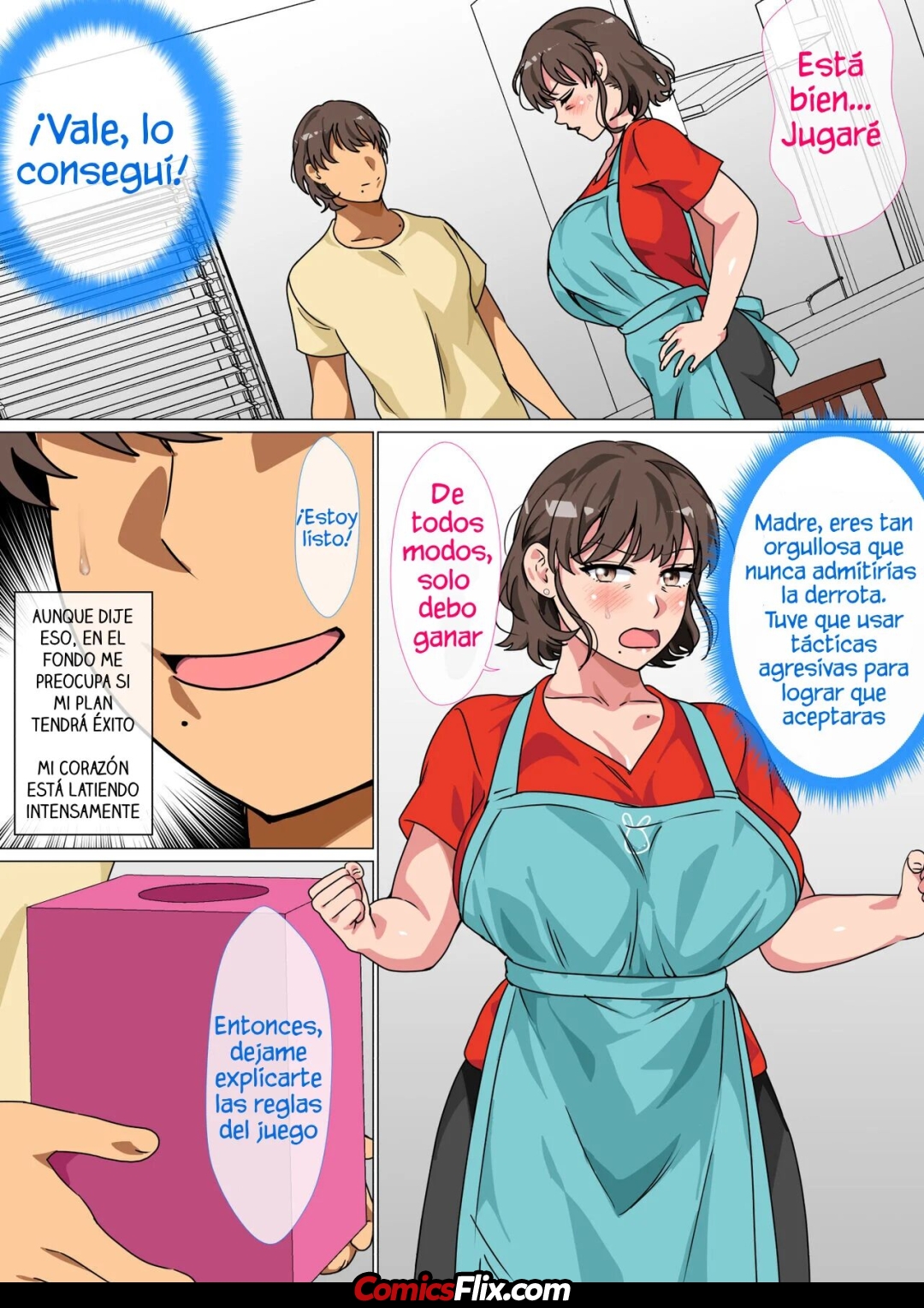 Comic Porno [Circle Spice, Spices] LA HISTORIA DE COMO TUVE SEXO CON MI MADRE A INSTANCIAS DEL JUEGO DEL REY (#7)