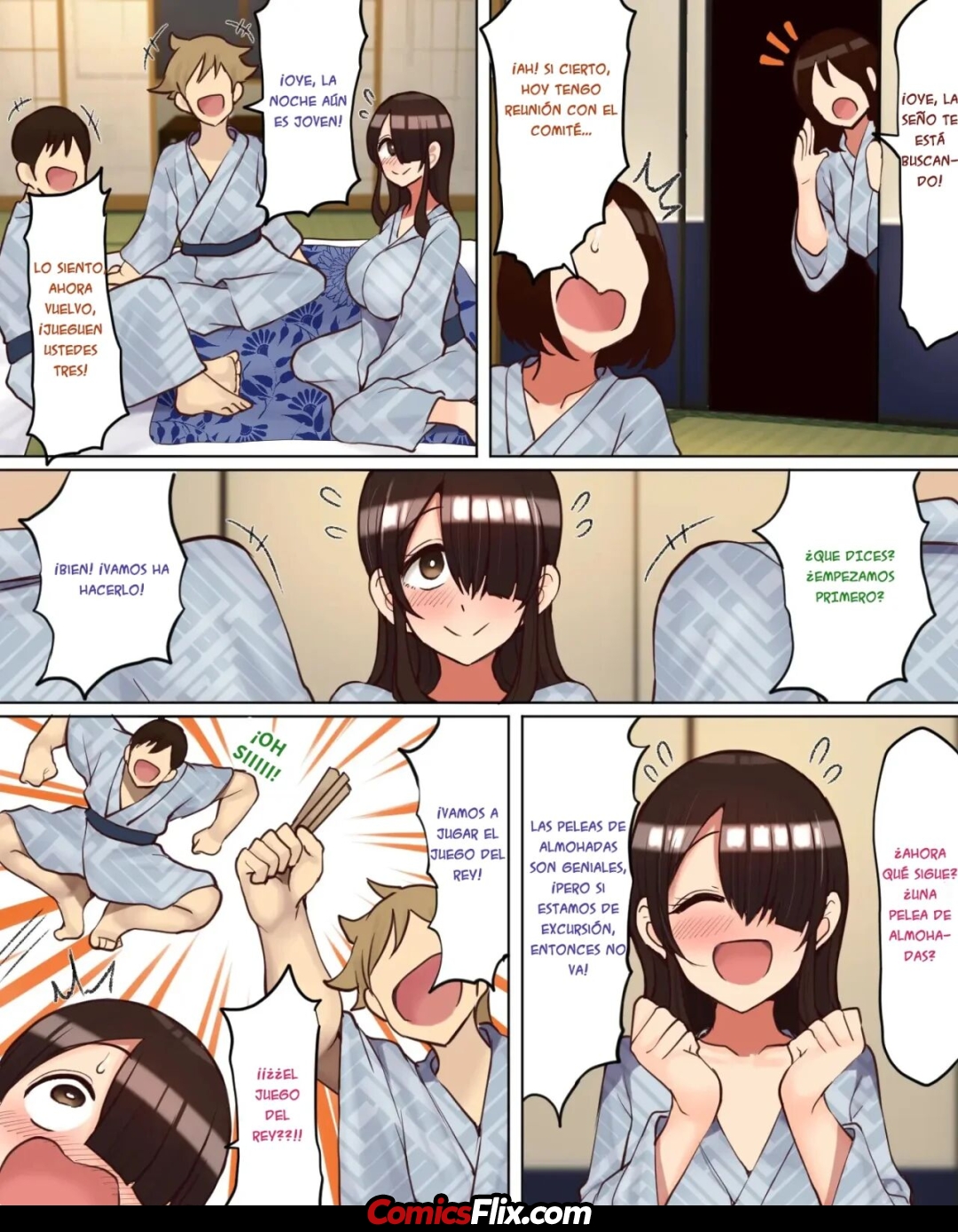 Comic Porno [Motsuaki] SHUUGAKU RYOKOU DE YOUCHA TO ONAJI GROUP NI NACCHATTA MEKAKURE INCHA-CHAN (#5)
