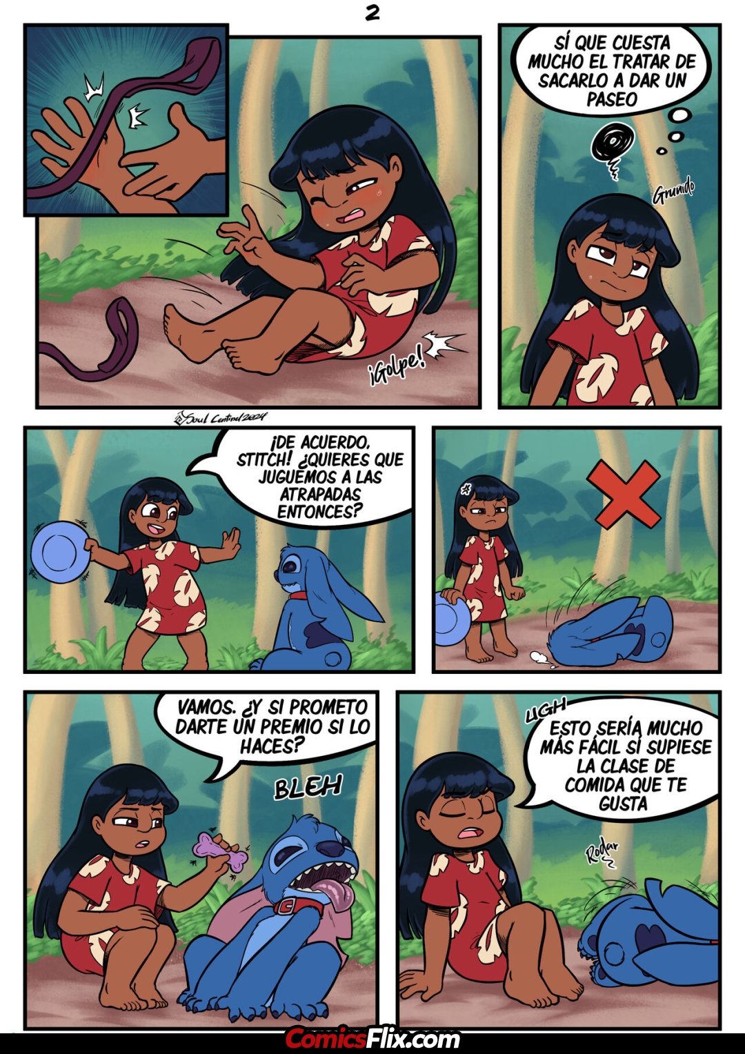 Comic Porno [SoulCentinel] Entrenando A Tu Mascota (Lilo & Stitch) (#3)
