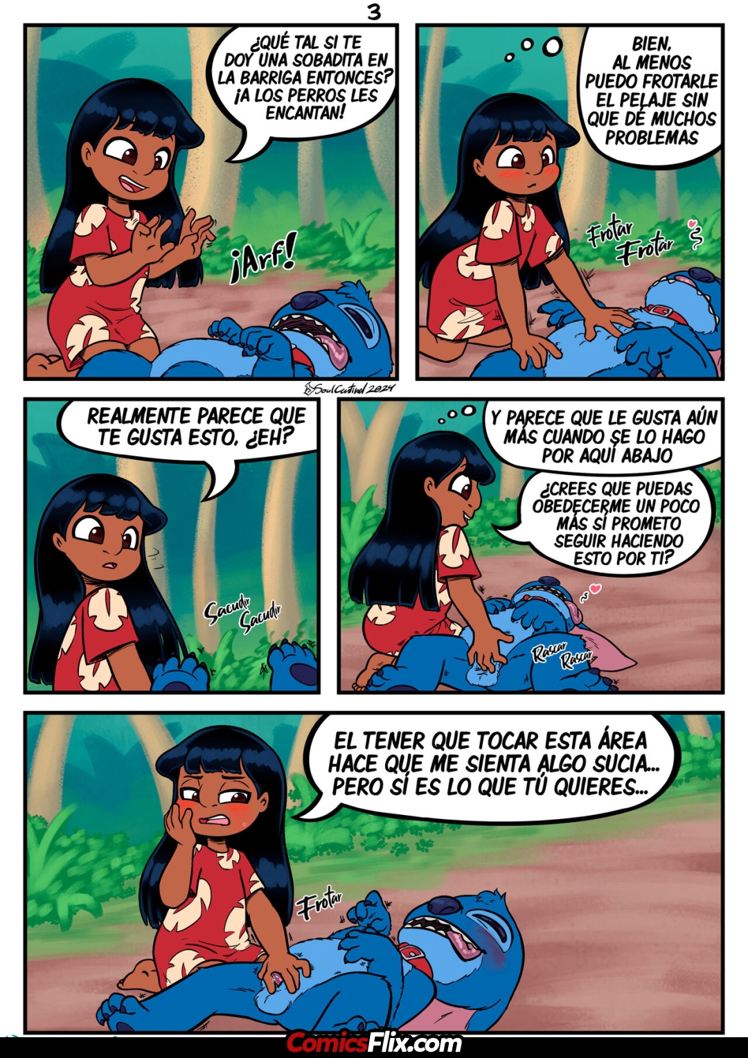 Comic Porno [SoulCentinel] Entrenando A Tu Mascota (Lilo & Stitch) (#4)
