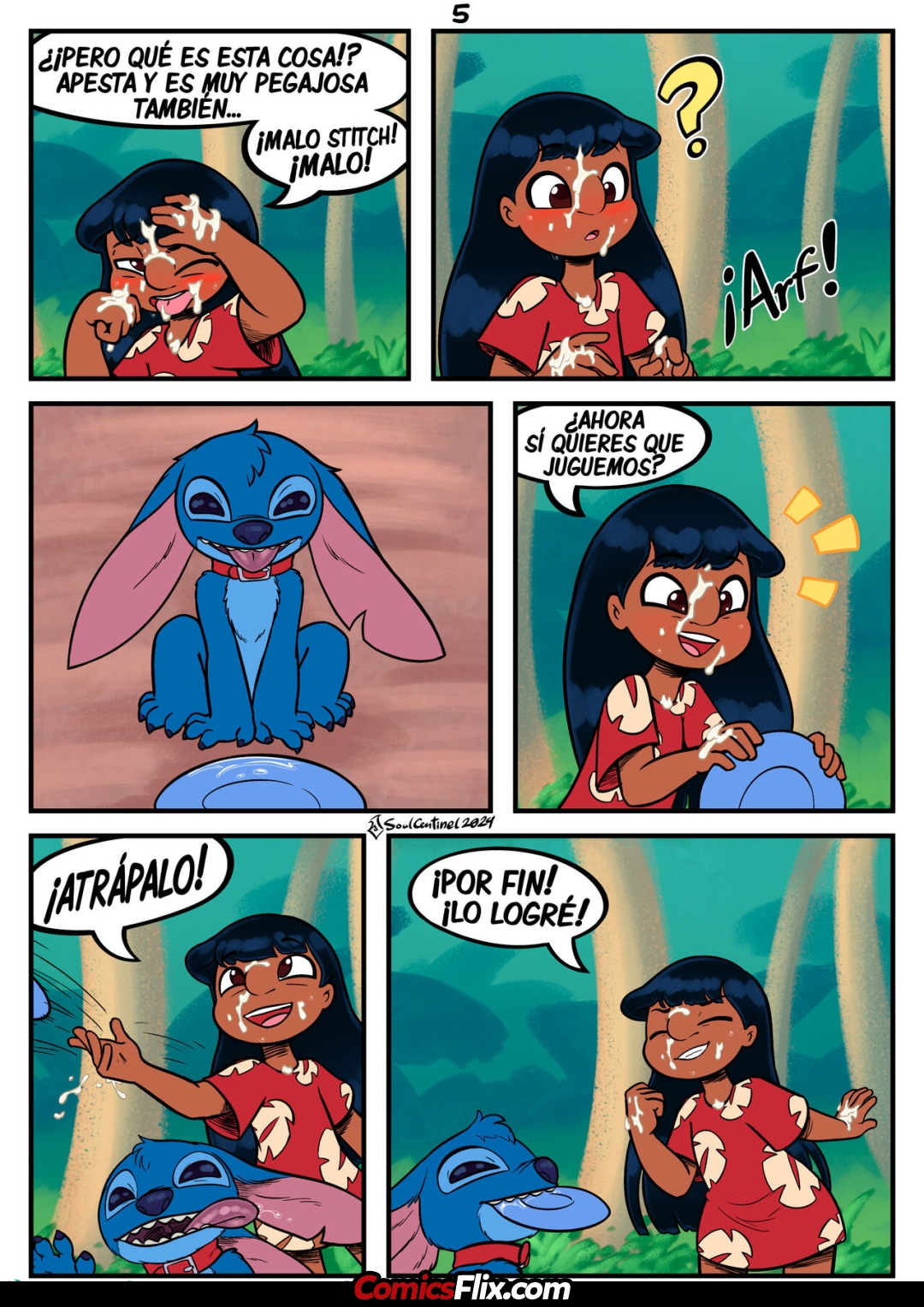 Comic Porno [SoulCentinel] Entrenando A Tu Mascota (Lilo & Stitch) (#6)
