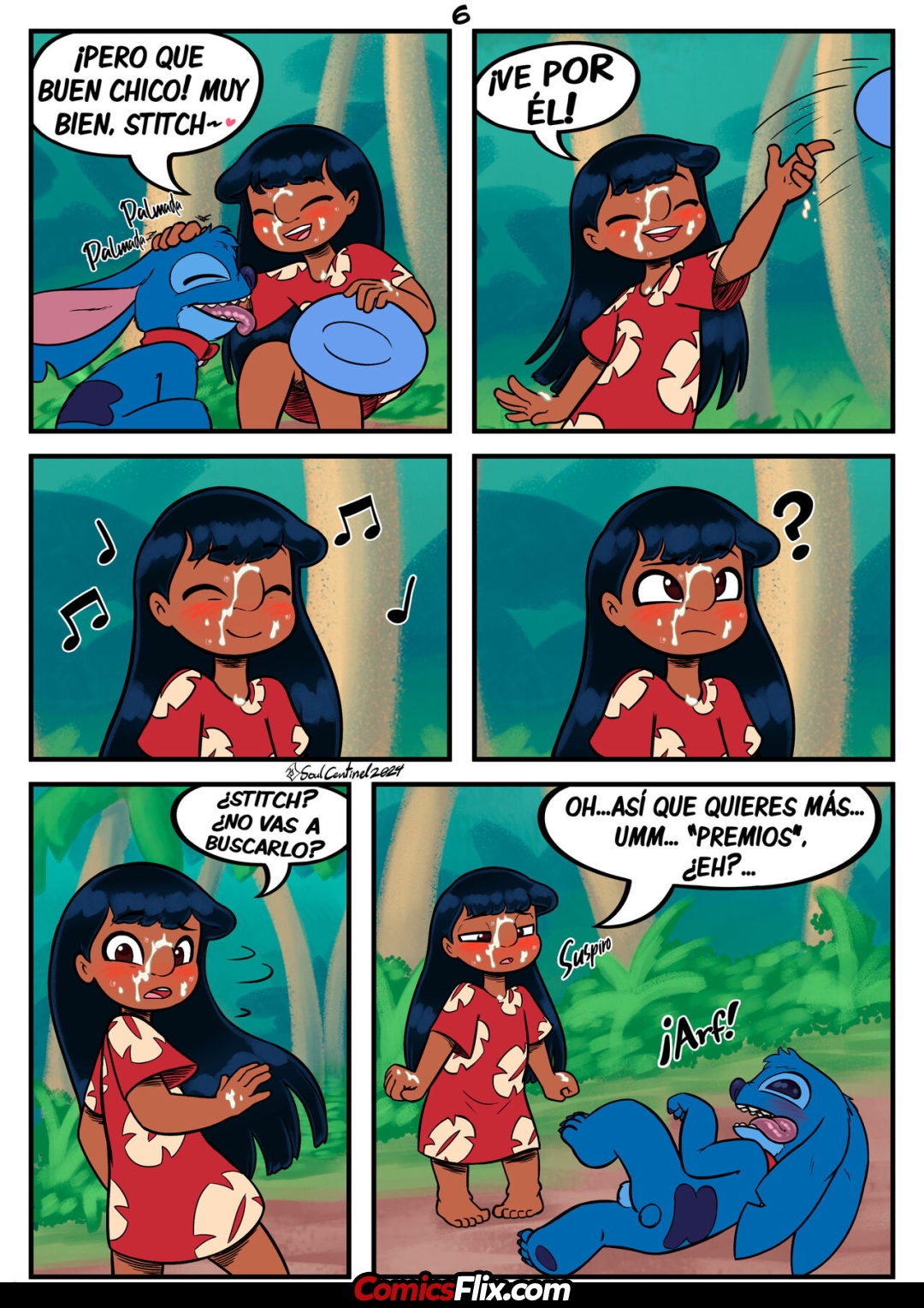 Comic Porno [SoulCentinel] Entrenando A Tu Mascota (Lilo & Stitch) (#7)