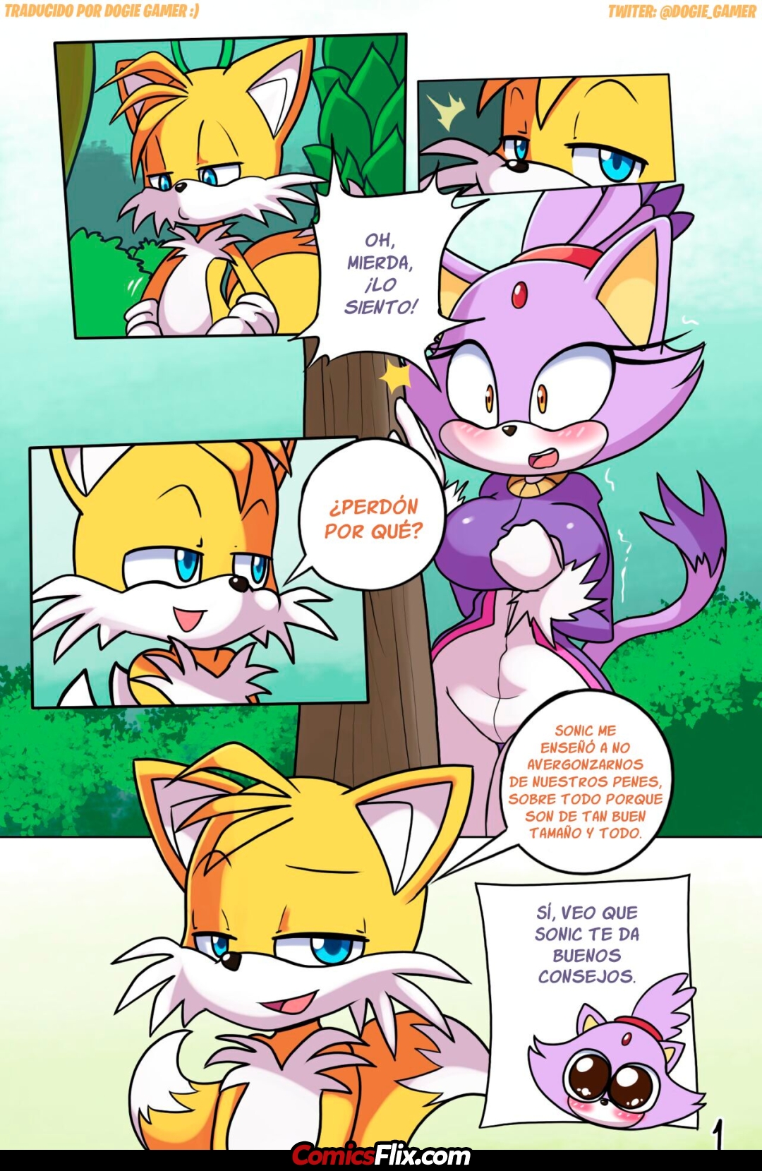 Comic Porno [Ichduhernz] Tails Rush’d Blazy Mix (Sonic The Hedgehog) (#3)