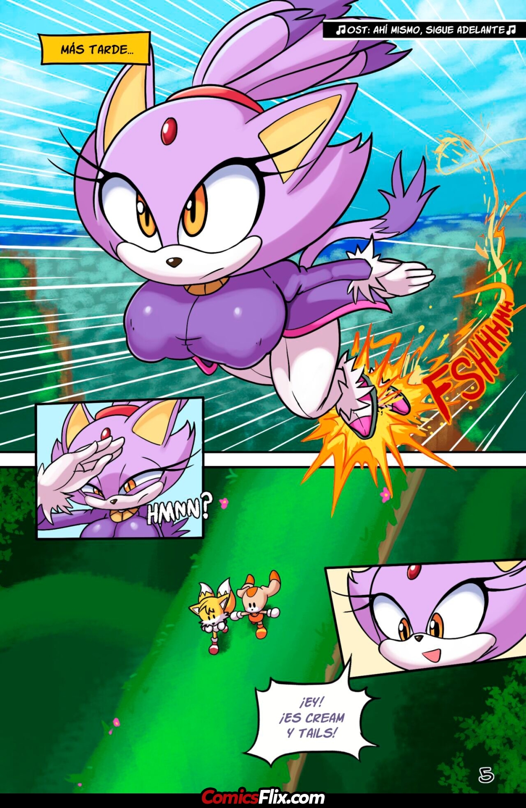 Comic Porno [Ichduhernz] Tails Rush’d Blazy Mix (Sonic The Hedgehog) (#7)