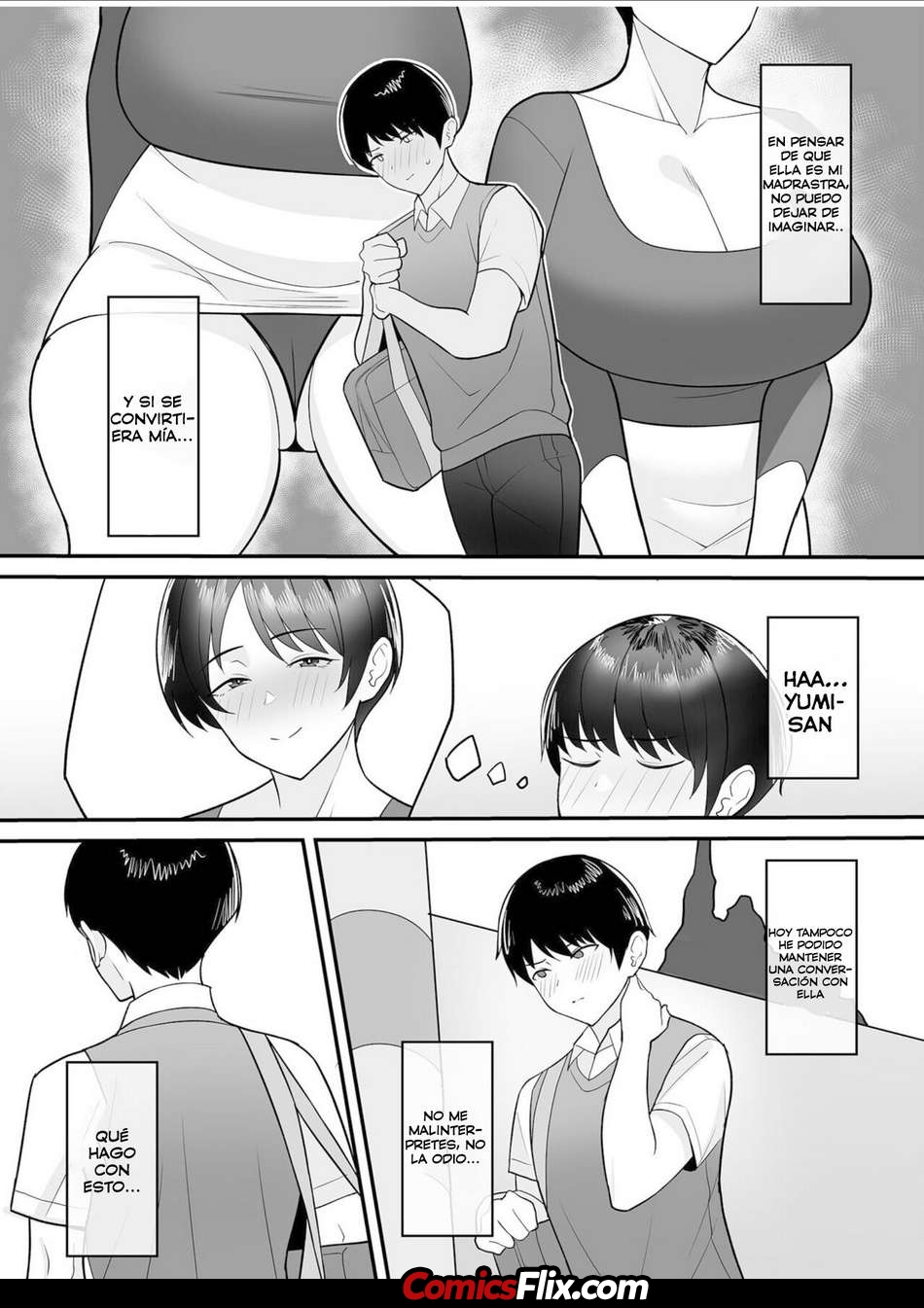 Comic Porno [Ckyuu] Mi Madrastra Es Mia #1 (#4)