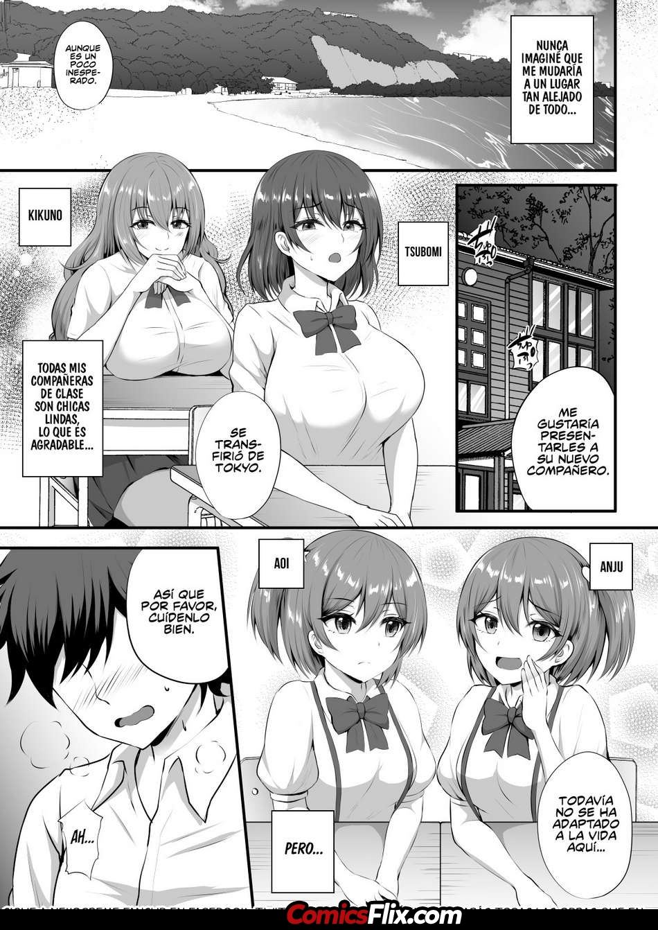 Comic Porno [Kisaragi Nana] Una Historia Sobre Como Me Folle A Una Puta Tras Otra En Una Escuela Rural Donde Yo Soy El Unico Hombre (#2)