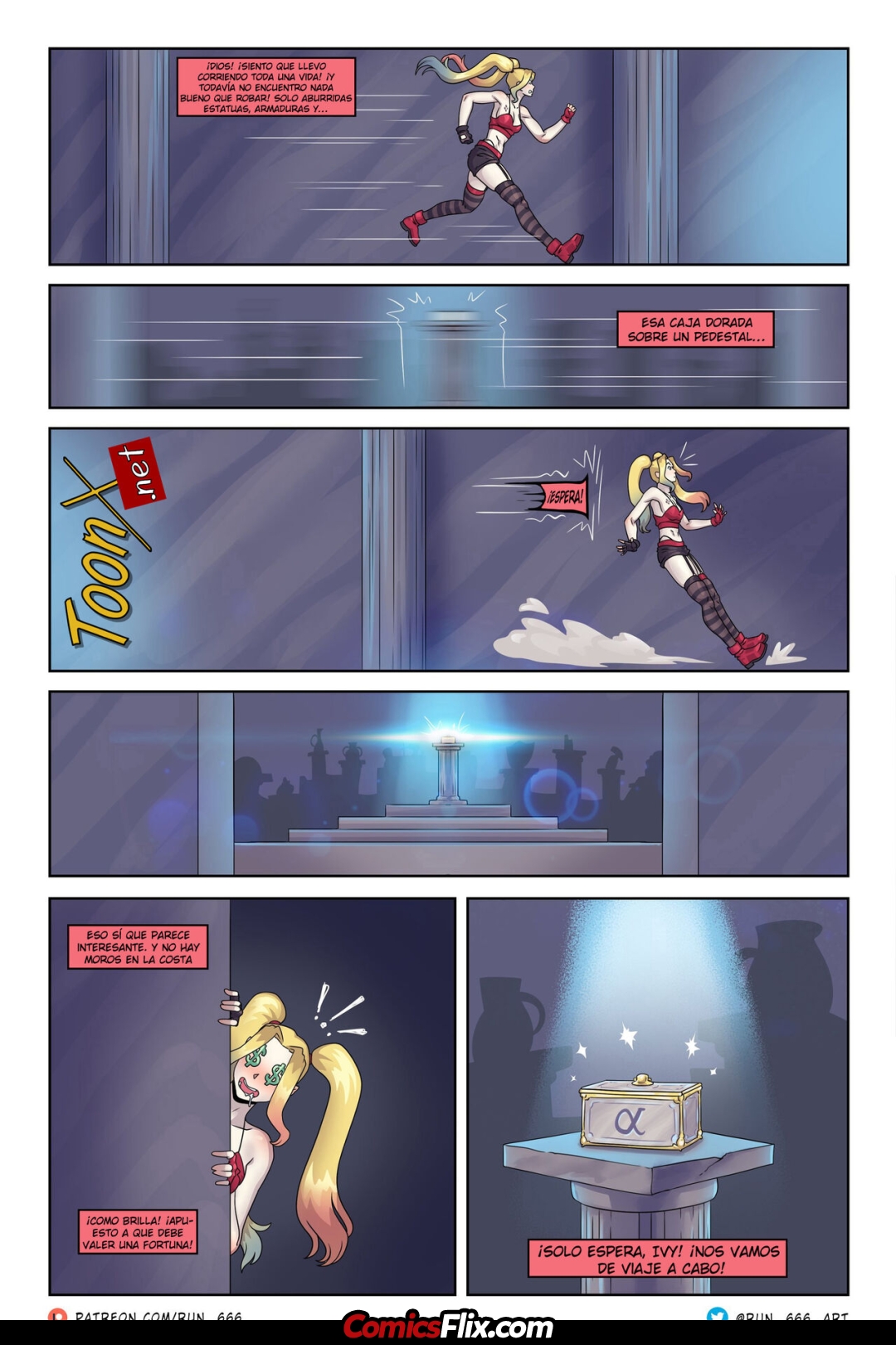 Comic Porno [Run 666] The Princess And The Villain (Justice League) (#3)