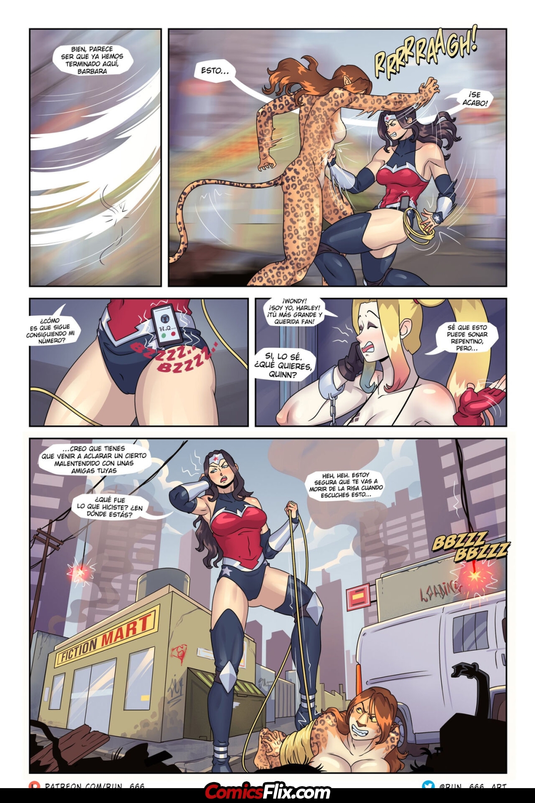 Comic Porno [Run 666] The Princess And The Villain (Justice League) (#5)