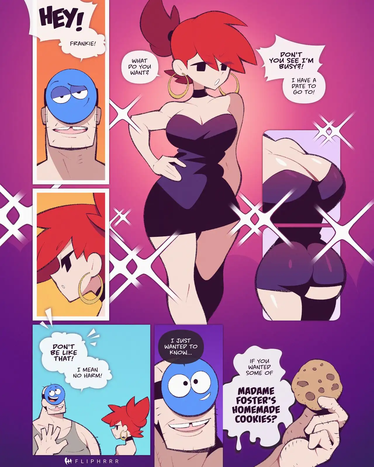 Comic Porno Blue’s Extortion - Flipherrrr (#3)