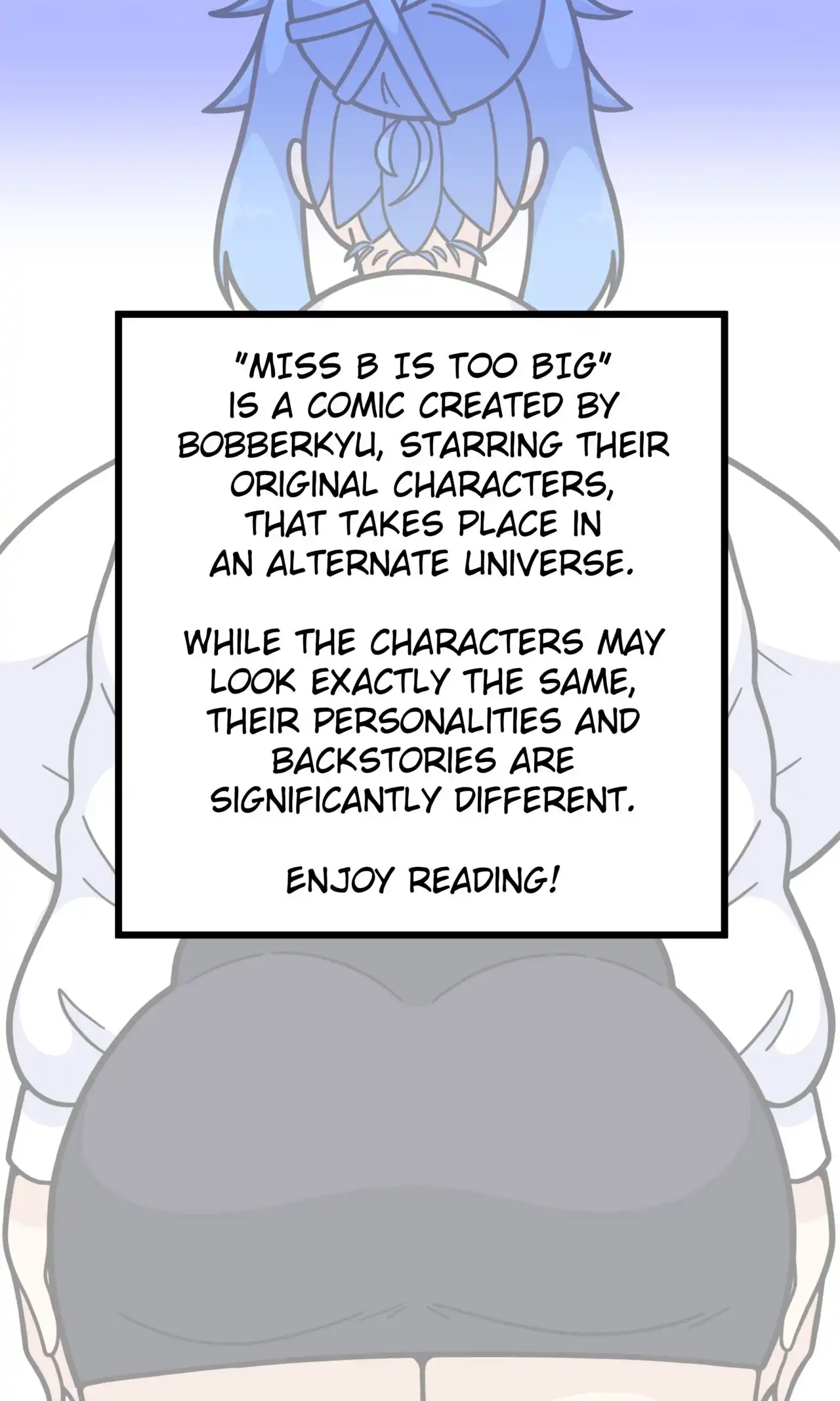 Comic Porno de Miss B Is Too Big - BobberKyu (#1)