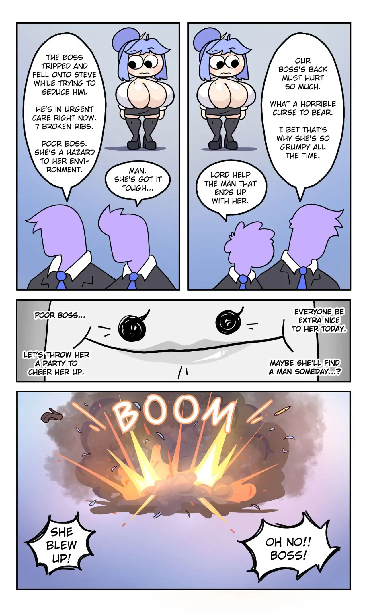Comic Porno Miss B Is Too Big - BobberKyu (#5)
