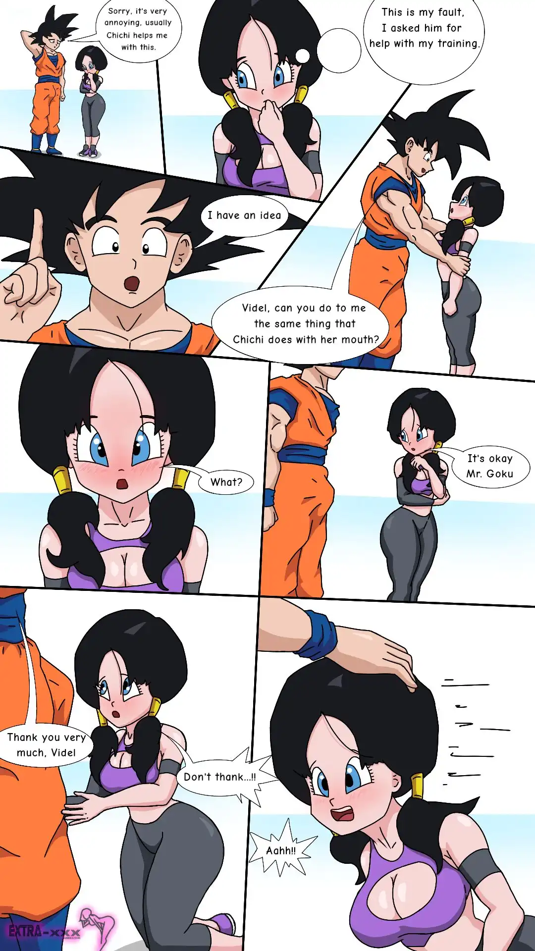 Comic Porno Videl X Goku - Extranimacion (#4)