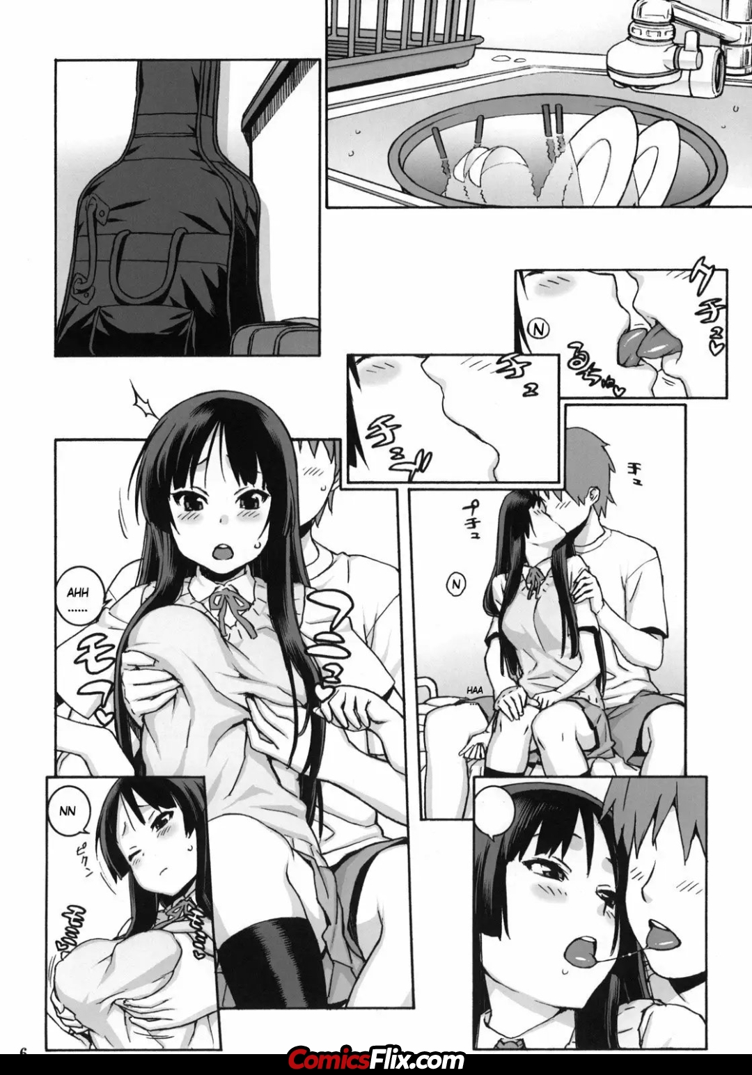 Comic Porno (C76) [DECOPPACHI (Hidiri Rei)] Suki Suki Mio-Chan (#4)