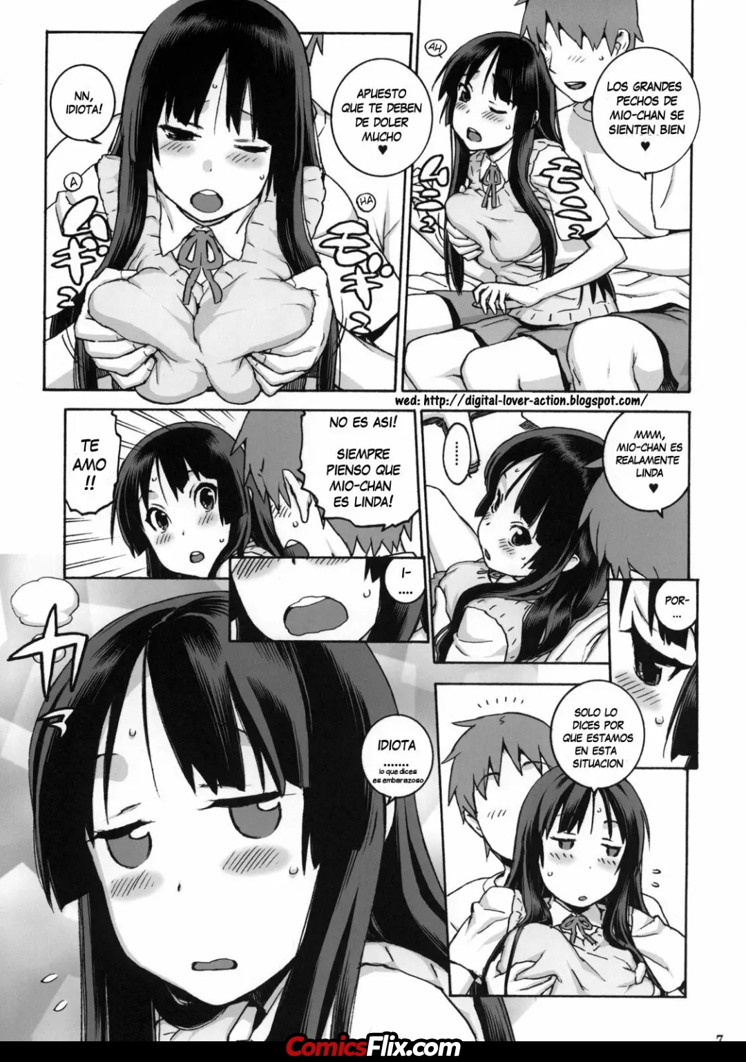 Comic Porno (C76) [DECOPPACHI (Hidiri Rei)] Suki Suki Mio-Chan (#5)