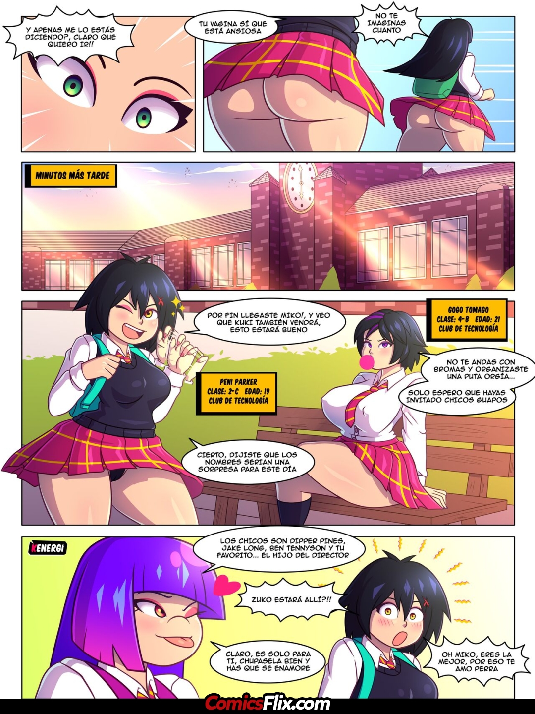 Comic Porno [Kenergi] Toonworth Academy (Comic Porn) (#3)