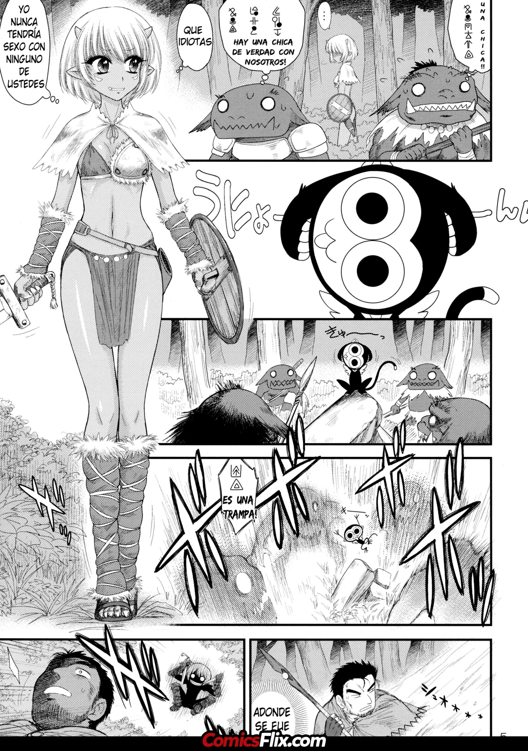 Comic Porno [BLACK DOG (Kuroinu Juu)] Mesu Goblin O Dorei Ni Shimashita (#4)