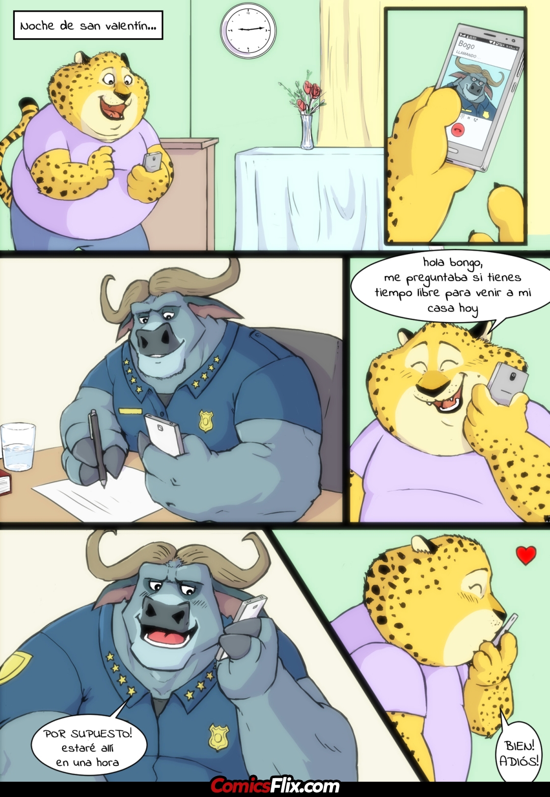 Comic Porno de [Goyo] Clawhauser - Bogo (Zootopia) (#1)