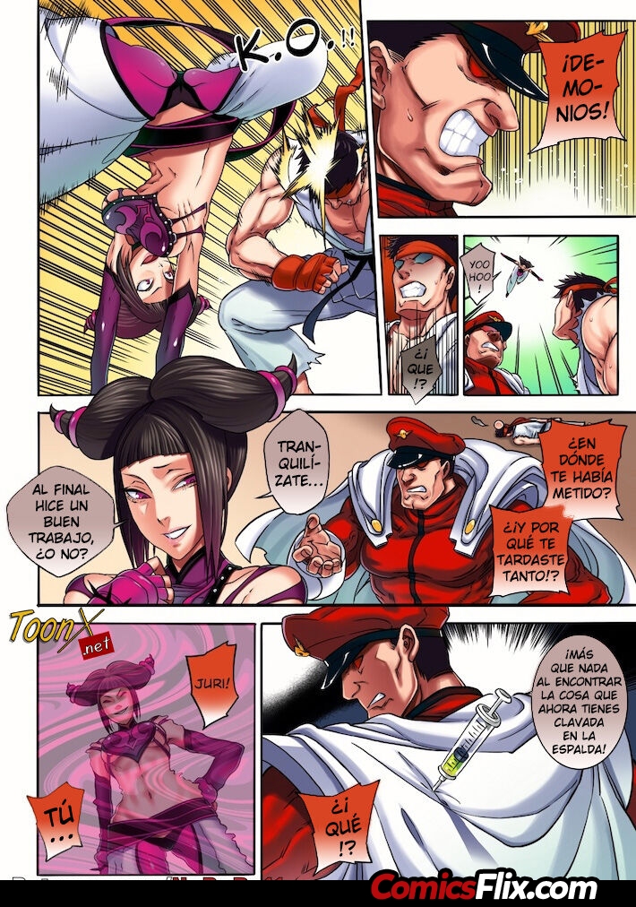 Comic Porno [Turtle.Fish.Paint (Hirame Sensei)] Lose Control (Street Fighter IV) ) (#3)