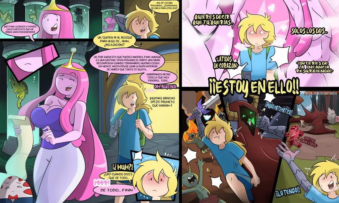 Comic Porno de La Recompensa De Finn - Hermit Moth (#1)