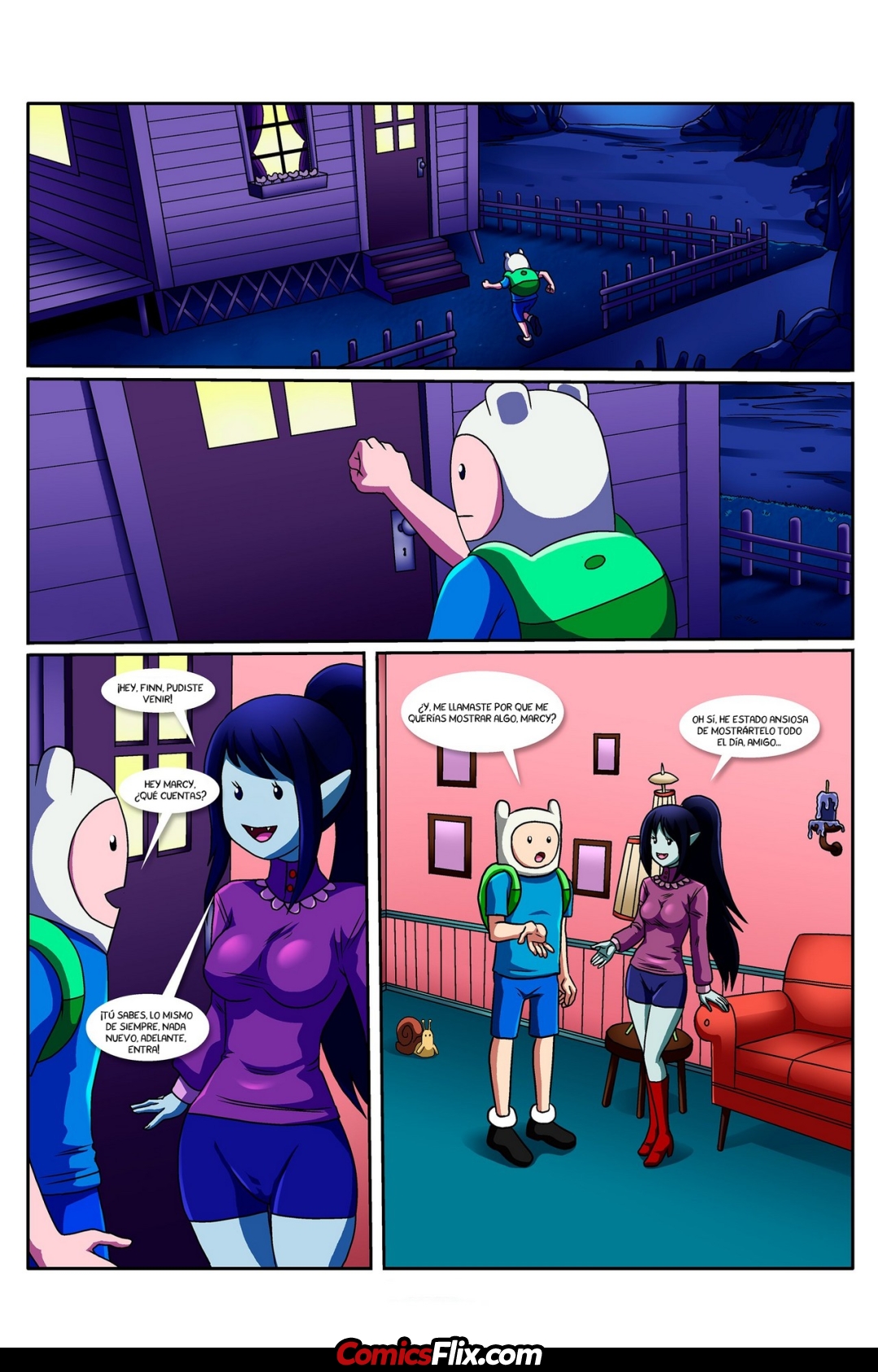 Comic Porno [Palcomix] Fifty Shades Of Fangs (Adventure Time) (#2)