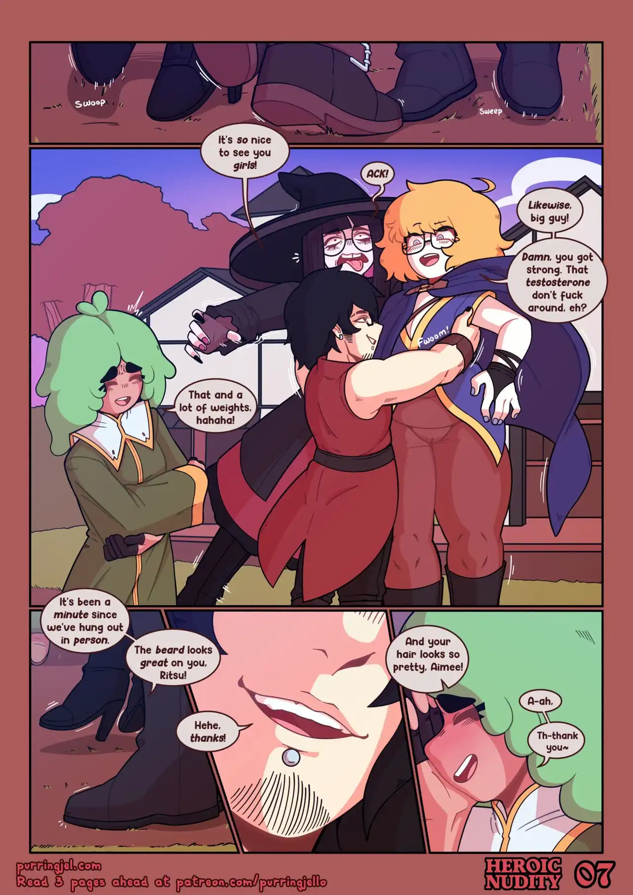 Comic Porno Heroic Nudity - Purringjello (#7)