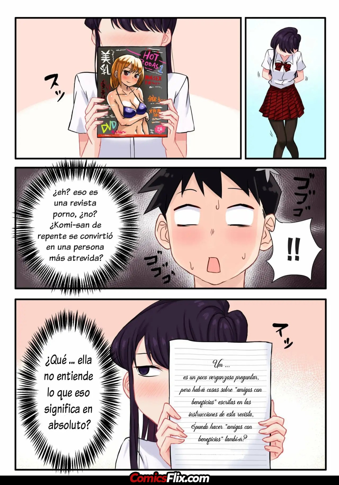 Comic Porno [WOX YANG] Komi-San Tiene Ideas Raras Sobre El Sexo (#6)