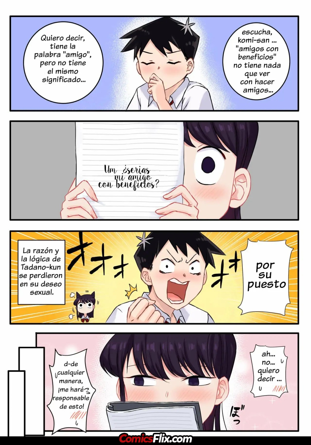 Comic Porno [WOX YANG] Komi-San Tiene Ideas Raras Sobre El Sexo (#7)