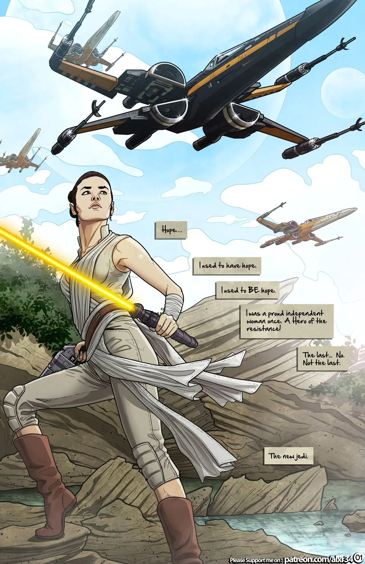 Comic Porno A Complete Guide To Wookie Sex VI: Hope - Alx (#3)