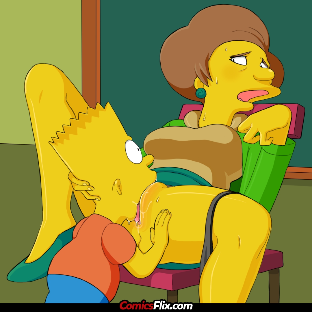 Comic Porno [b-Intend] Bart X Edna (The Simpsons) (#6)