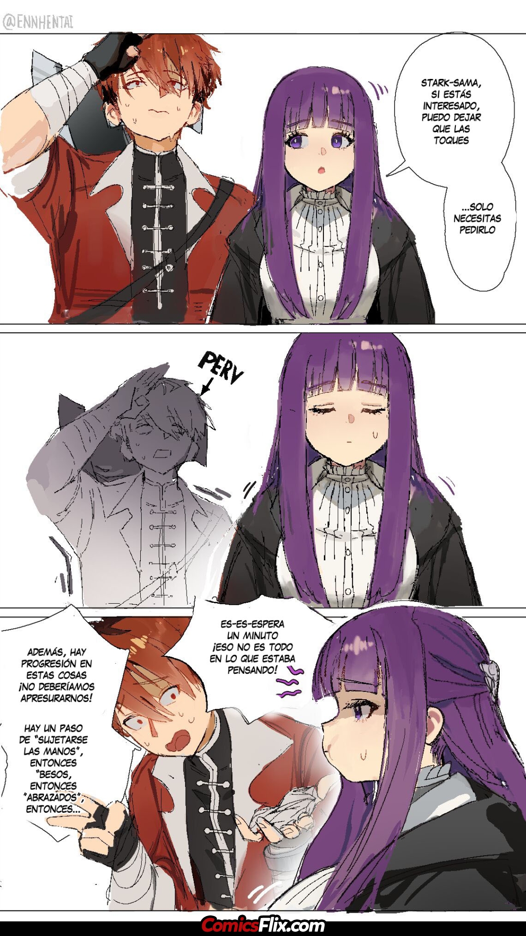 Comic Porno [Ennhentai] Fern X Stark (Sousou No Frieren) (#2)