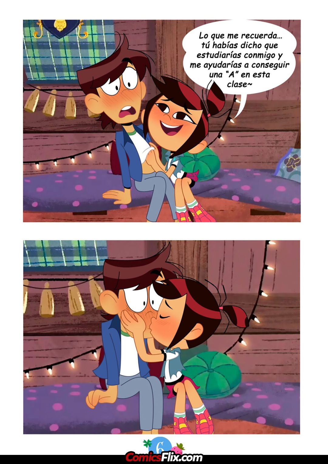 Comic Porno [Lester] Molly & Ollie En Estudiandonos (The Ghost And Molly McGee) (#6)