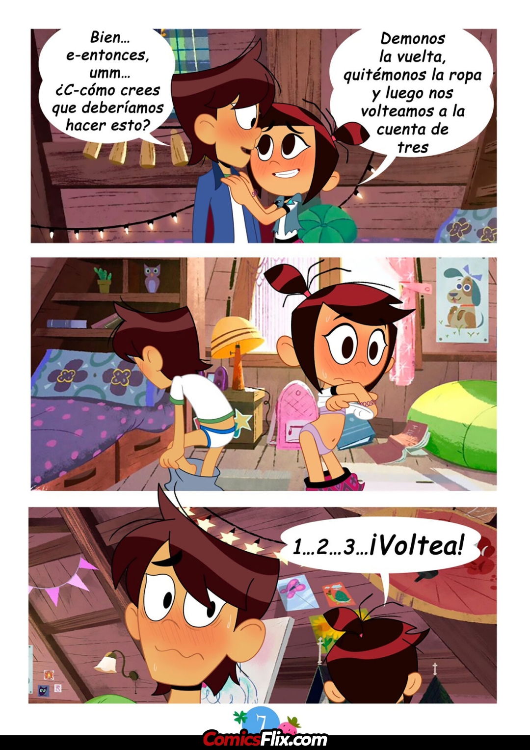 Comic Porno [Lester] Molly & Ollie En Estudiandonos (The Ghost And Molly McGee) (#7)