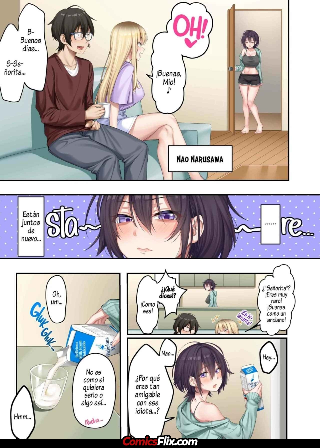 Comic Porno [Shituzhi] Lecciones En Casa Con Un Par De Gyarus 2 (#4)
