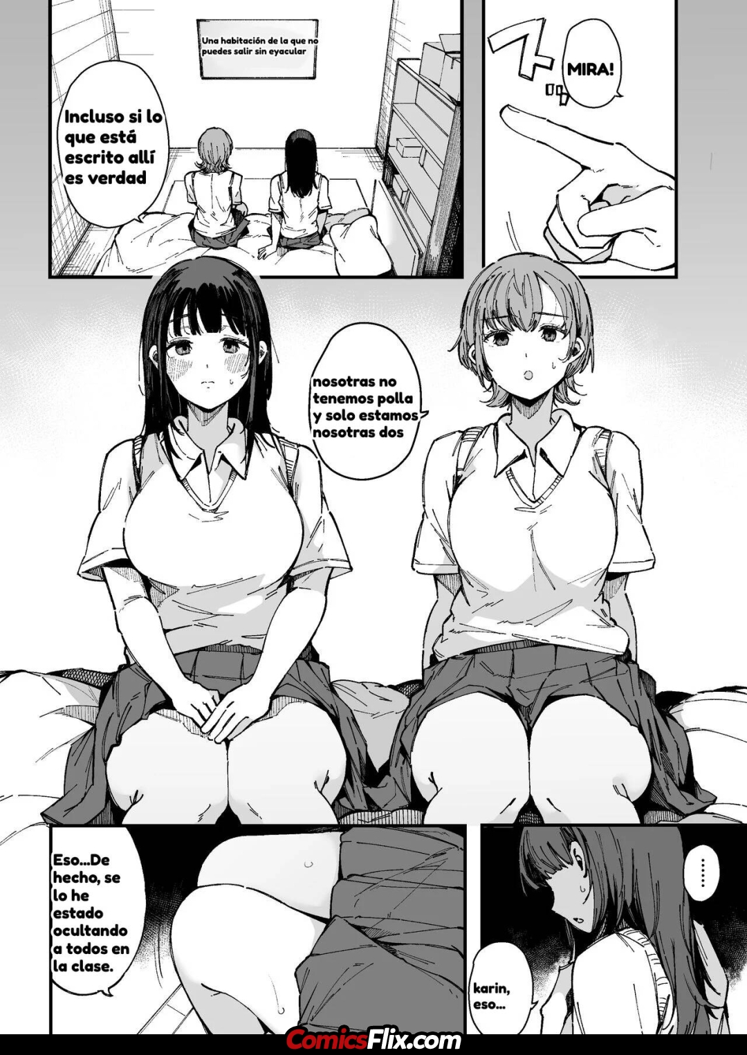 Comic Porno (C103) [BlossomSphere (Sakurayu Hal)] Shasei Shinai To Derarenai Heya | La Habitacion Que Si No Eyaculas No Sales (#3)