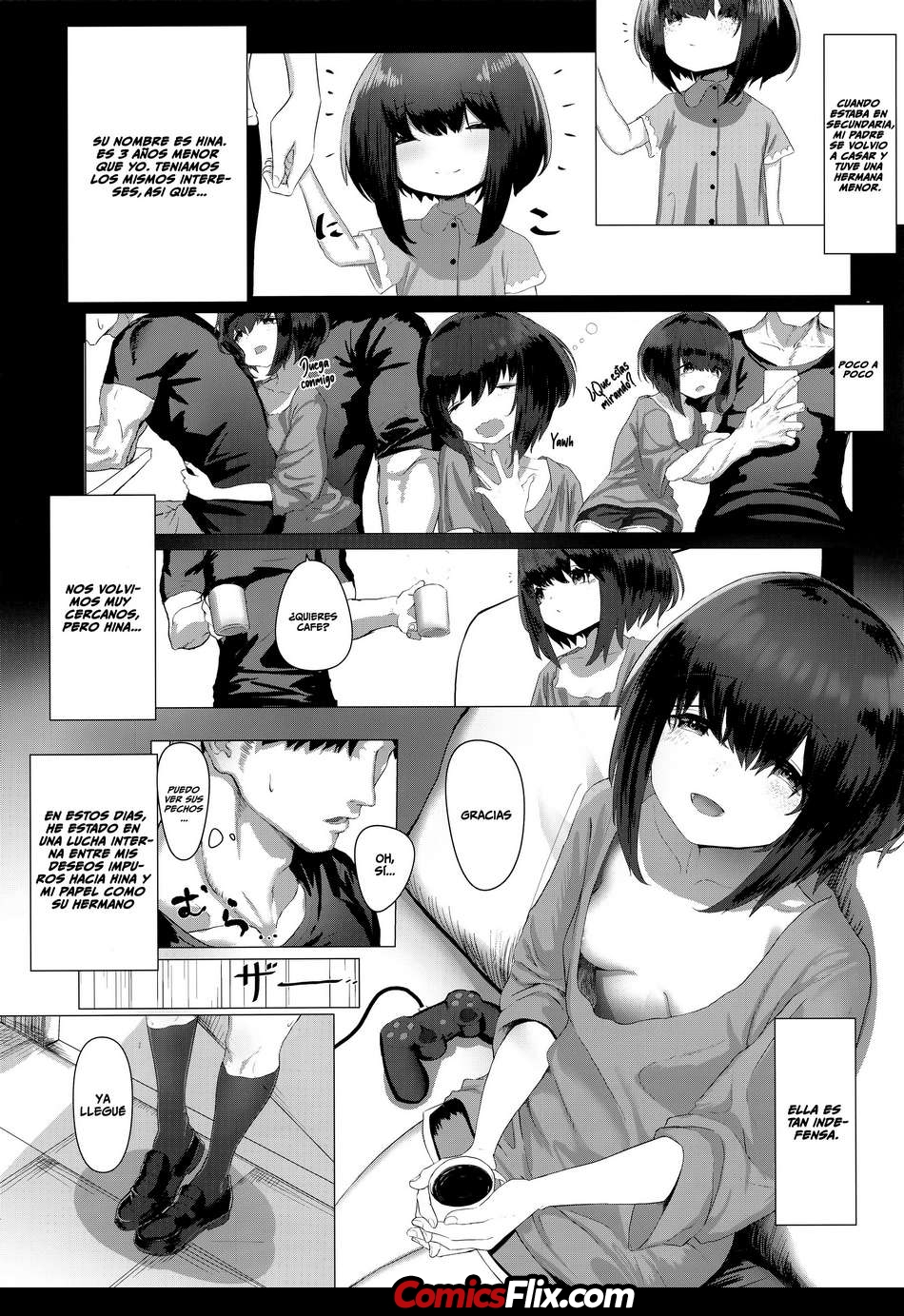 Comic Porno [Kawaraya] El Dia Que Perdi Mi Virginidad Con Mi Hermana Menor Dormida (#2)