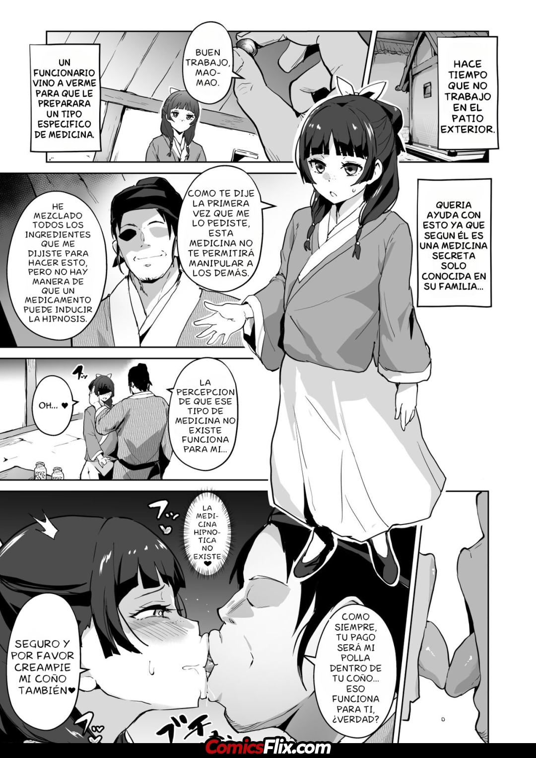 Comic Porno [Sanatuki] Goshujin-Sama No Otoshigoto | Master’s Corruption (Kusuriya No Hitorigoto) (#3)