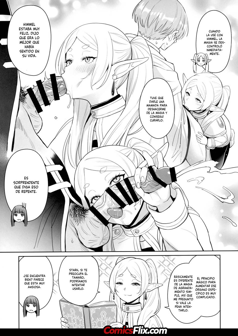 Comic Porno [Zhen Lu] La Magia Que Hace Mas Grande El Pene (Sousou No Frieren) (#4)