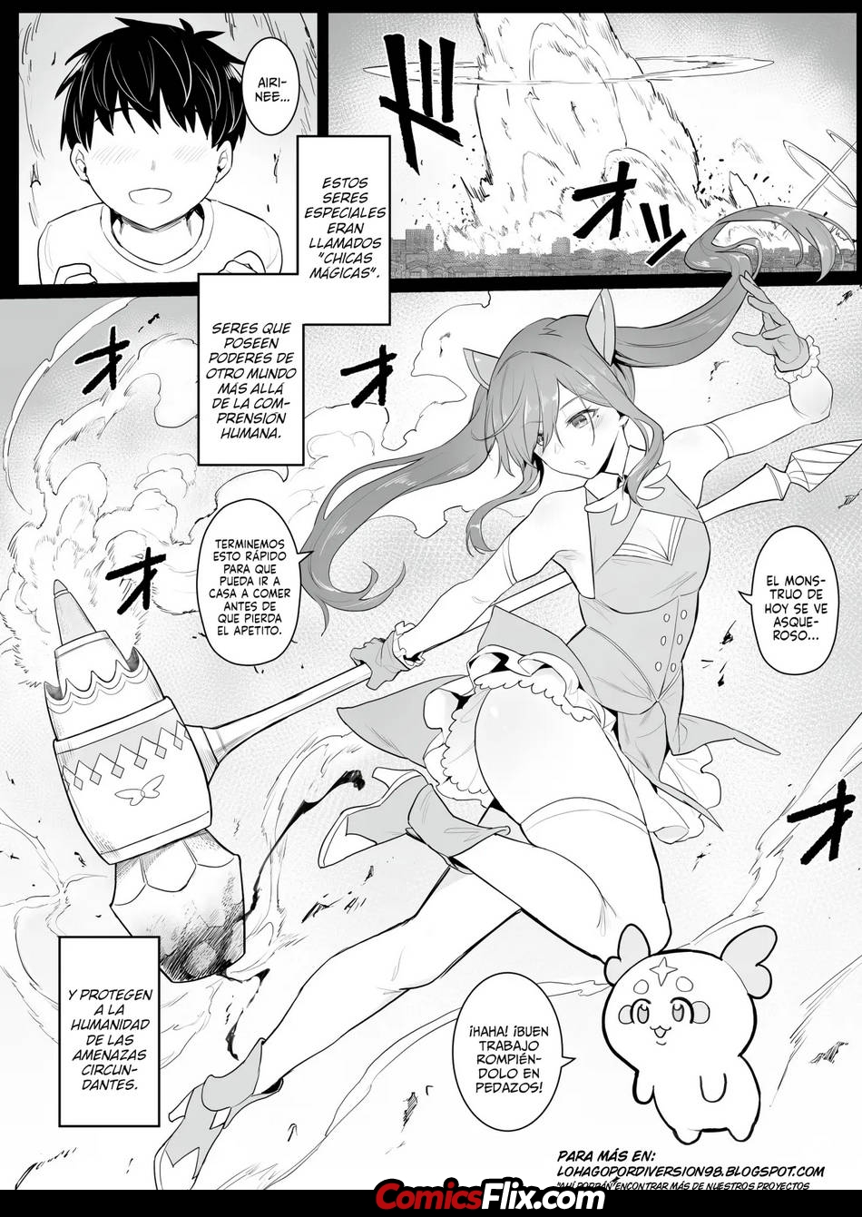 Comic Porno [Zhen Lu] La Vida NEET De Una Antigua Chica Magica (#3)