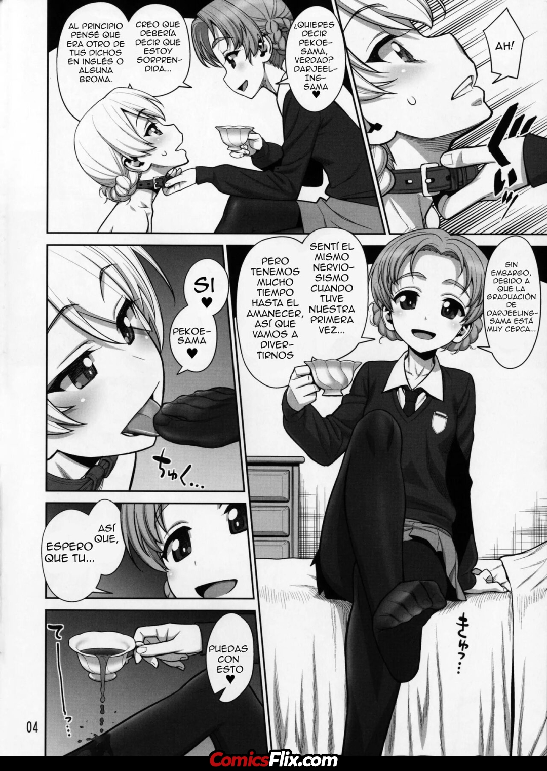 Comic Porno (COMIC1☆11) [Gerupin (Minazuki Juuzou)] Pekorin (Girls Und Panzer) (#3)