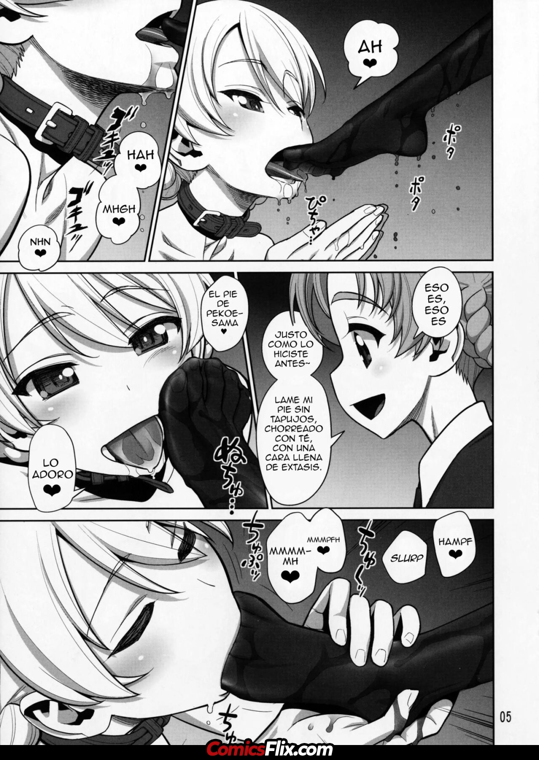 Comic Porno (COMIC1☆11) [Gerupin (Minazuki Juuzou)] Pekorin (Girls Und Panzer) (#4)