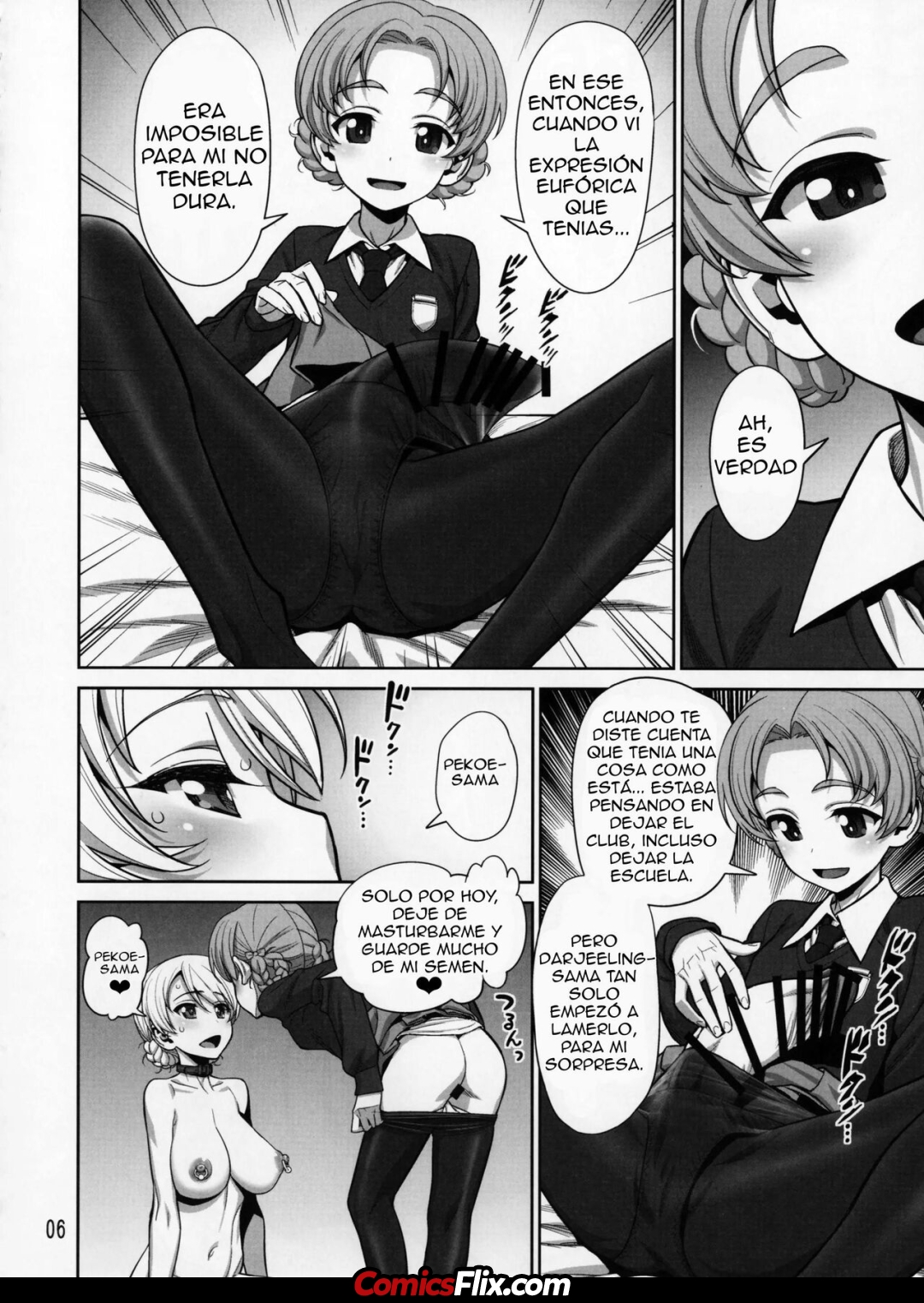 Comic Porno (COMIC1☆11) [Gerupin (Minazuki Juuzou)] Pekorin (Girls Und Panzer) (#5)