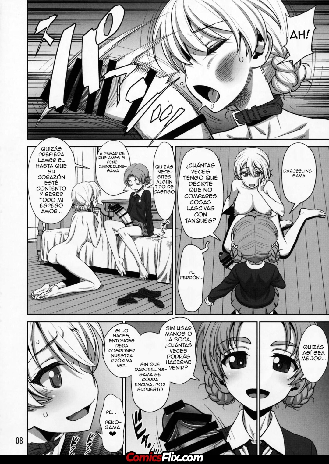Comic Porno (COMIC1☆11) [Gerupin (Minazuki Juuzou)] Pekorin (Girls Und Panzer) (#7)