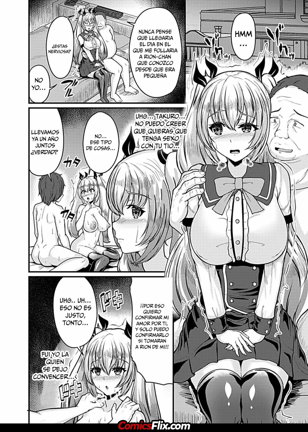 Comic Porno [Shougeki No Hirayama] Kanojo No Kotae | La Respuesta De Mi Novia (Bessatsu COMIC GEE Anthology Netorase Jigoku) (#3)