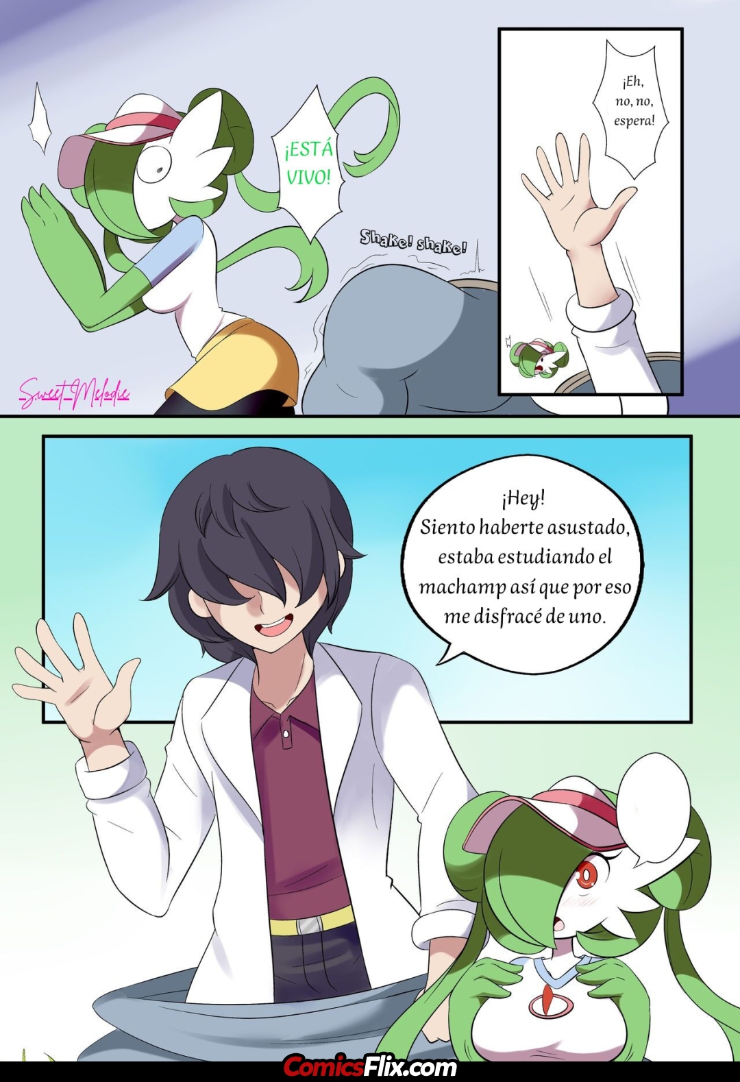 Comic Porno [Lucyfer-Comic] Gardevoir Trainer (Pokemon) (#7)