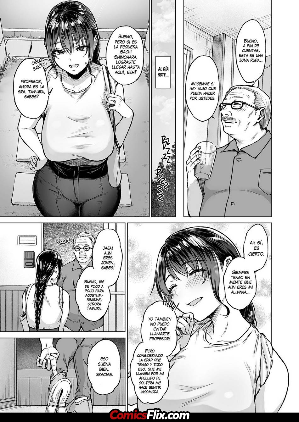 Comic Porno [Tadano Mezashi] Un Regreso A Casa En Verano (#4)