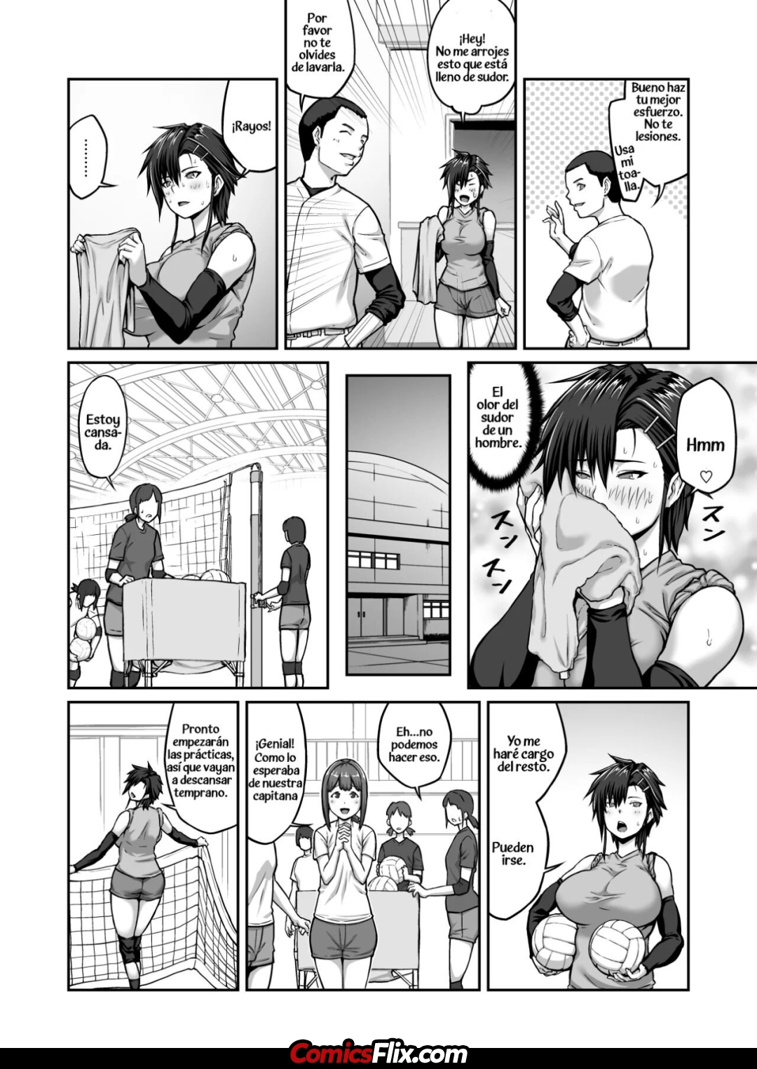 Comic Porno [climbcrown] UNA MUJER NO PUEDE ESCAPAR DE LA EYACULACION INTERNA DE UN VIEJO VOLUMEN 1 (MEGUMI FUJITOMO) (#4)